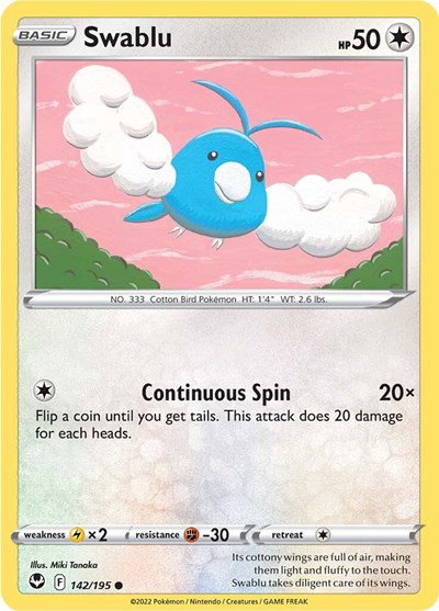 Swablu 142/195 — Silver Tempest