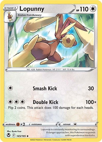 Lopunny 145/195 — Silver Tempest