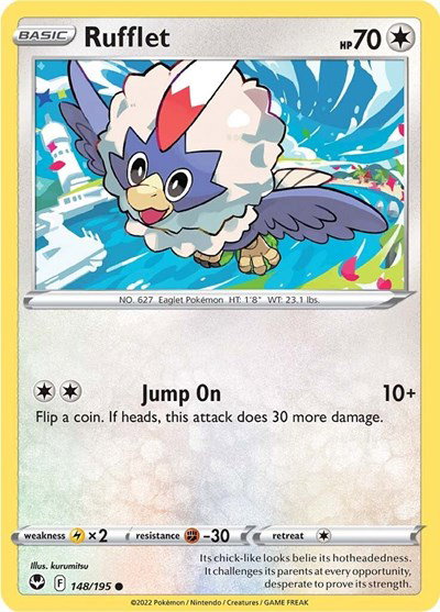 Rufflet 148/195 — Silver Tempest
