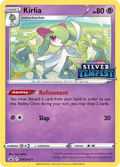 Kirlia (Prerelease) [STAFF] SWSH271 — Sword & Shield Promo