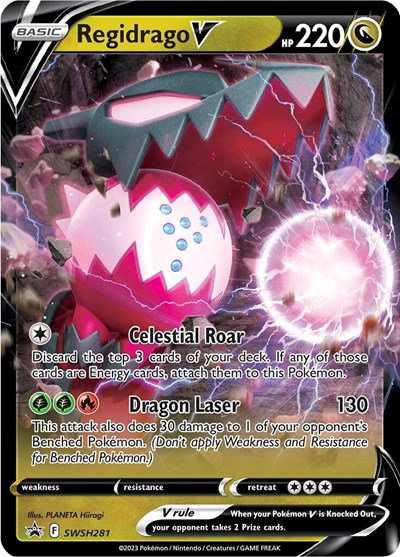 Regidrago V SWSH281 — Sword & Shield Promo