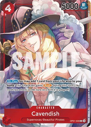 Cavendish (Box Topper) OP01-008