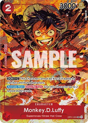Monkey.D.Luffy (024) (Parallel) - OP01-024 - Romance Dawn One
