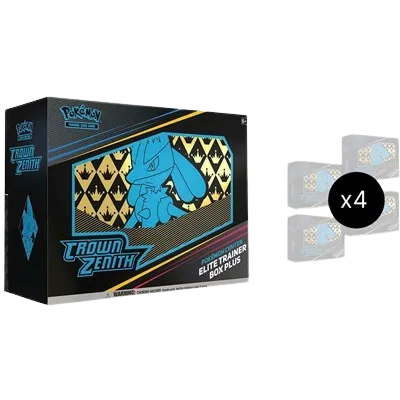 Crown Zenith Pokemon Center Elite Trainer Box Plus Case