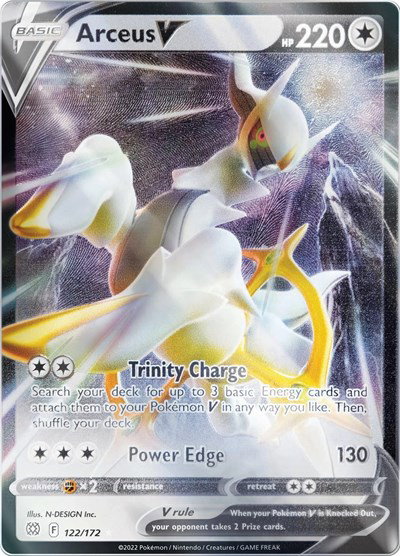 arceus pokemon card ex Pokmon TCG: VSTAR Premium Collection : Toys & Games Arceus LV.X can use any attack Arceus V (Metal Card) -