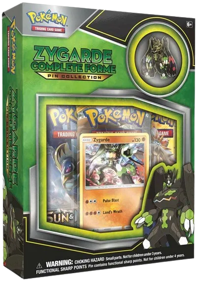 Zygarde Complete Forme Pin Collection