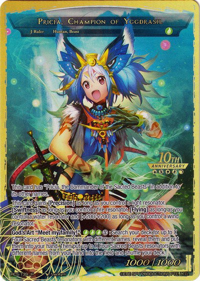 10th Anniversary: Ruler Collection Set - Force of Will Card List