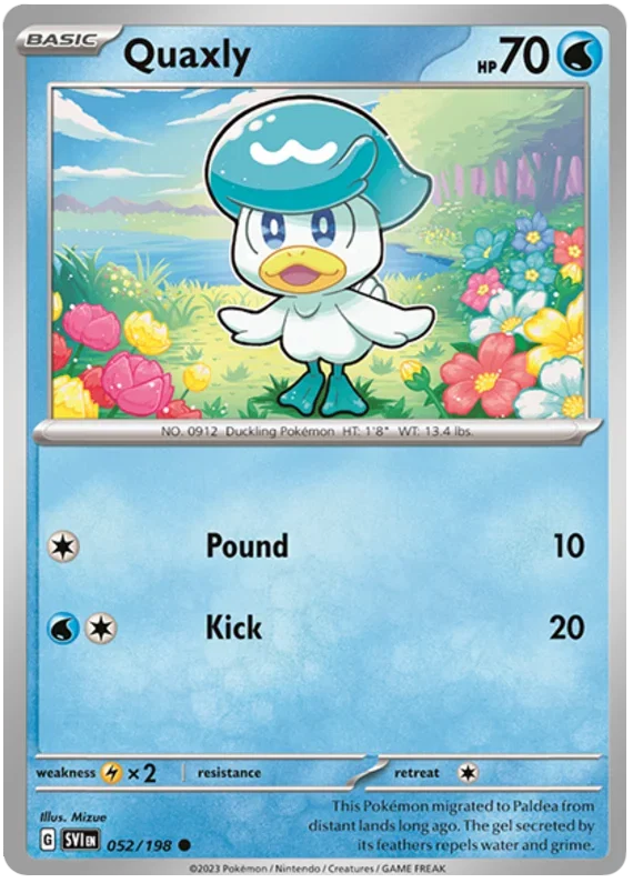 Quaxly 052/198 — Scarlet & Violet Base Set