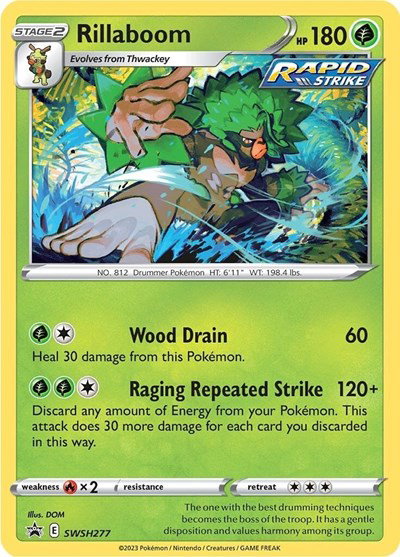 Rillaboom SWSH277 — Sword & Shield Promo