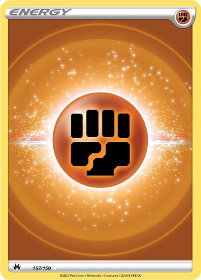 Fighting Energy (Texture Full Art) 157/159 — Crown Zenith