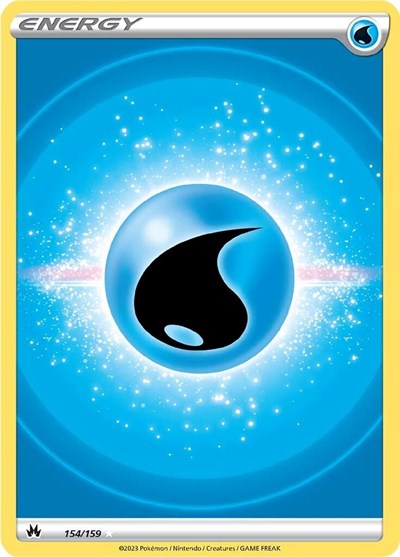 Water Energy (Texture Full Art) 154/159 — Crown Zenith