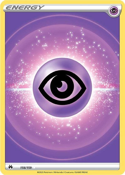 Psychic Energy (Texture Full Art) 156/159 — Crown Zenith