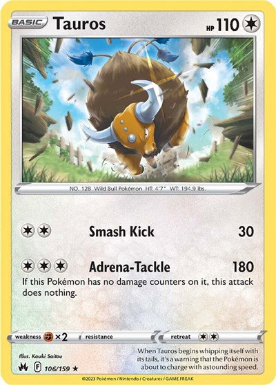 Tauros 106/159 — Crown Zenith