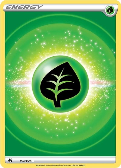 Grass Energy (Texture Full Art) 152/159 — Crown Zenith