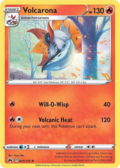 Volcarona 025/159 — Crown Zenith