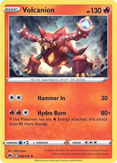 Volcanion 026/159 — Crown Zenith