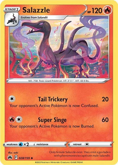 Salazzle 028/159 — Crown Zenith