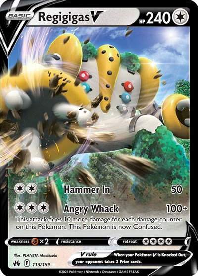 Regigigas V 113/159 — Crown Zenith
