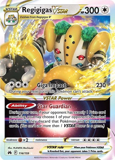 Regigigas VSTAR 114/159 — Crown Zenith