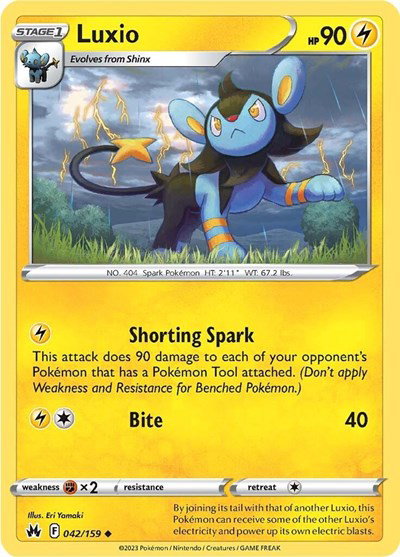 Luxio 042/159 — Crown Zenith