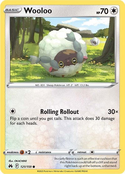 Wooloo 121/159 — Crown Zenith