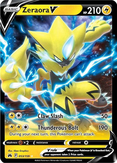 Zeraora V 053/159 — Crown Zenith