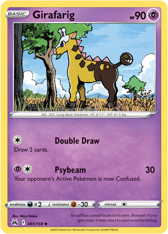 Girafarig 061/159 — Crown Zenith