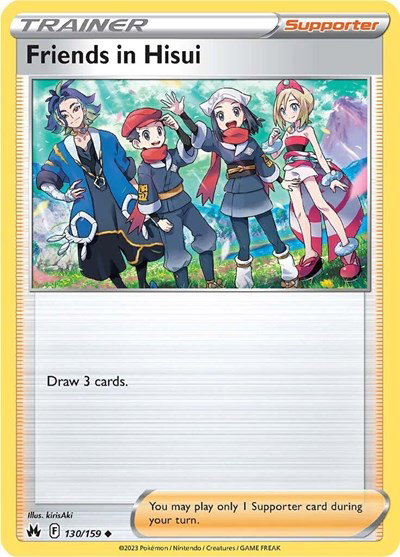Friends in Hisui 130/159 — Crown Zenith