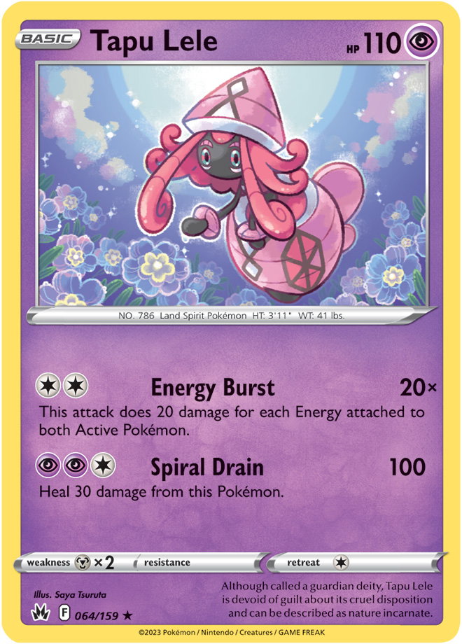 Tapu Lele 064/159 — Crown Zenith