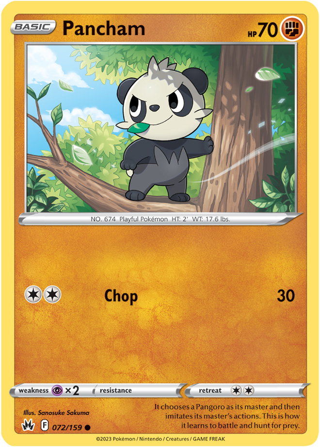 Pancham 072/159 — Crown Zenith