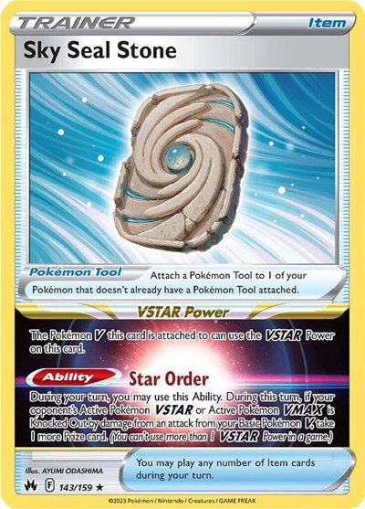 Sky Seal Stone 143/159 — Crown Zenith