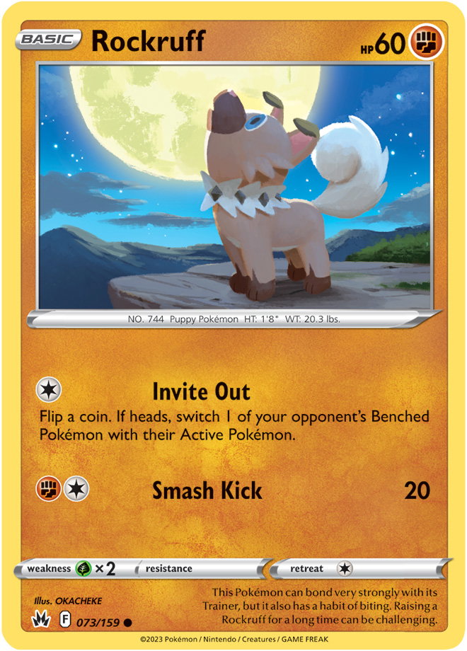 Rockruff 073/159 — Crown Zenith