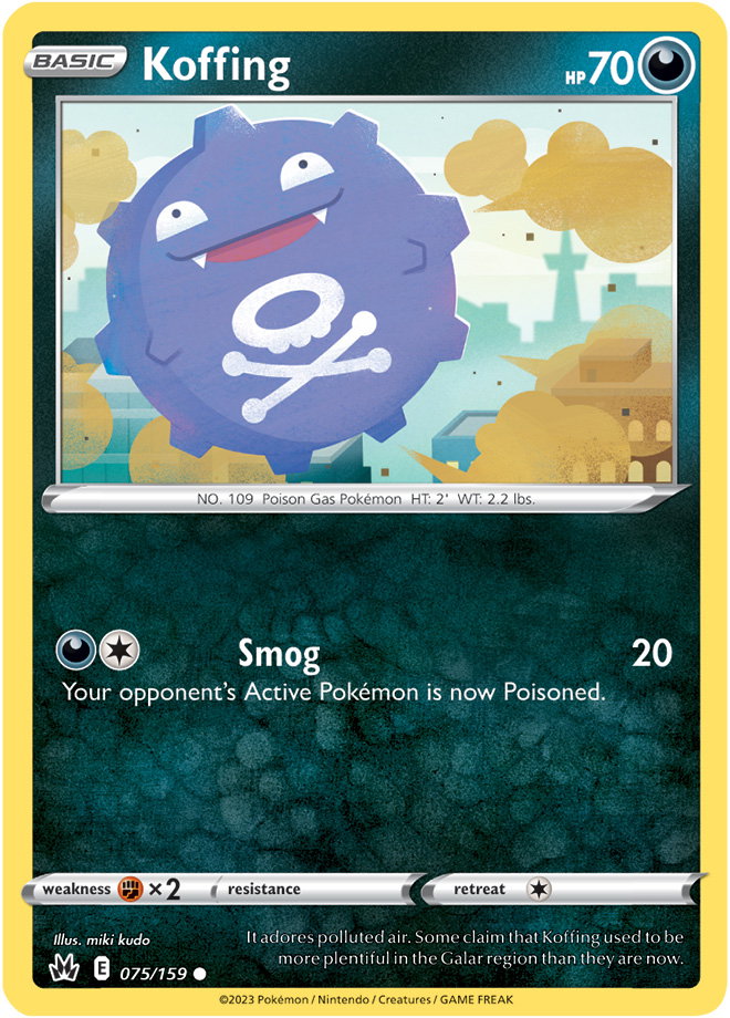 Koffing 075/159 — Crown Zenith