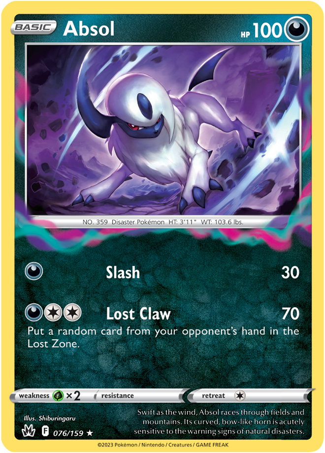 Absol 076/159 — Crown Zenith
