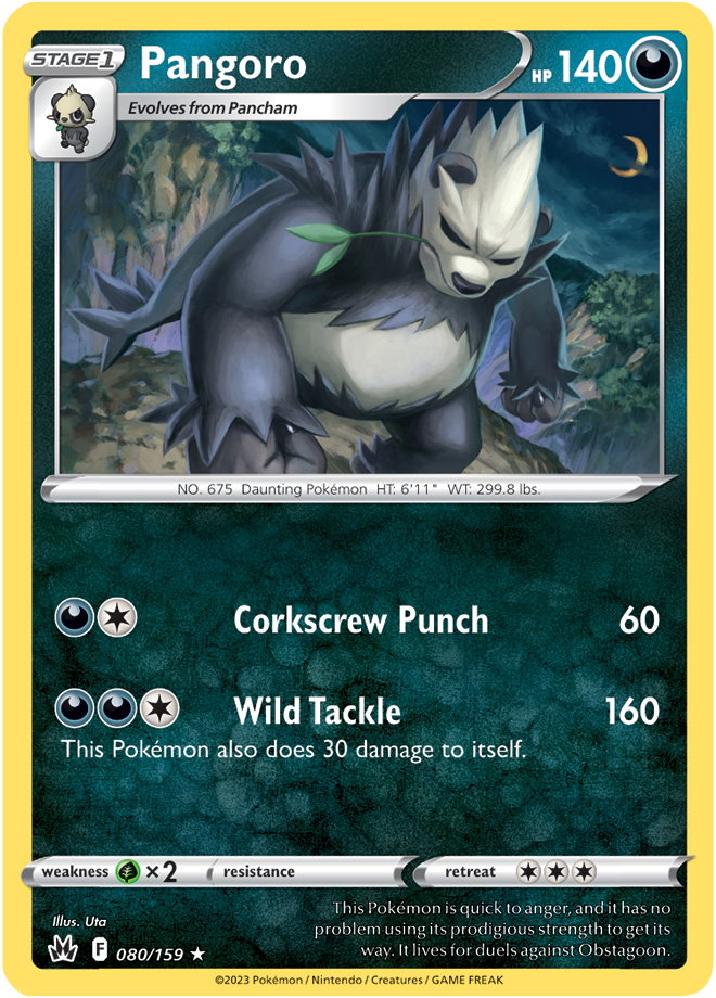 Pangoro 080/159 — Crown Zenith