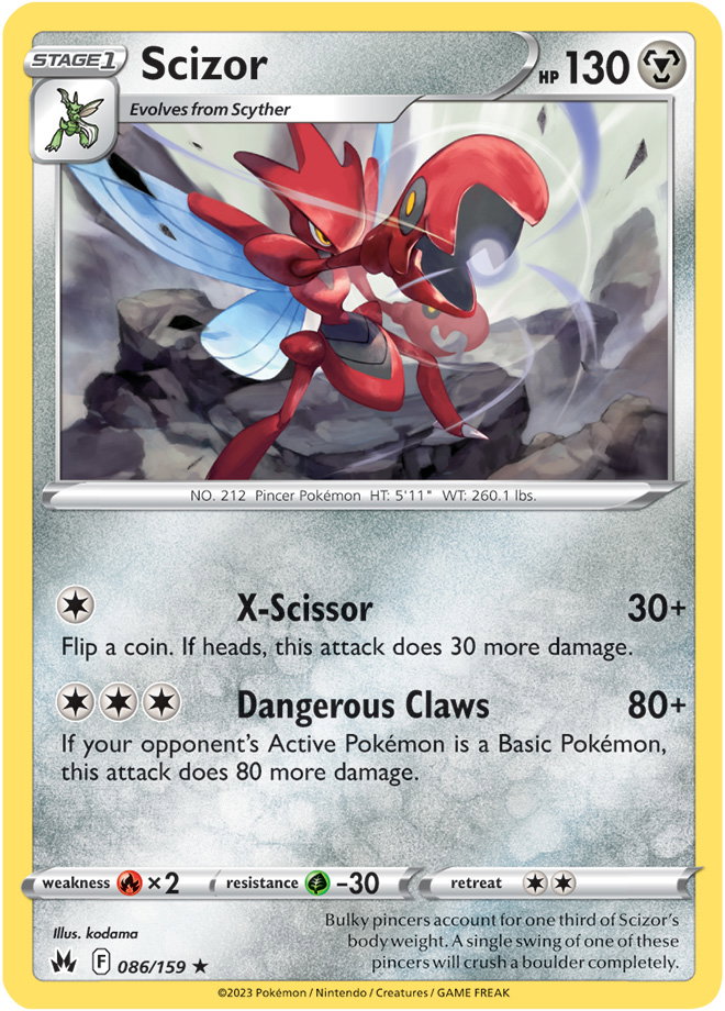 Scizor 086/159 — Crown Zenith