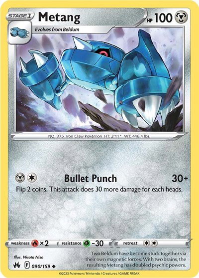 Metang 090/159 — Crown Zenith