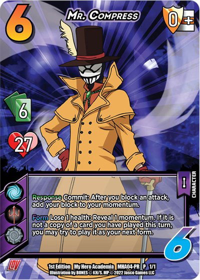 UniVersus: My Hero Academia: League of Villains - UniVersus Card List and  Prices