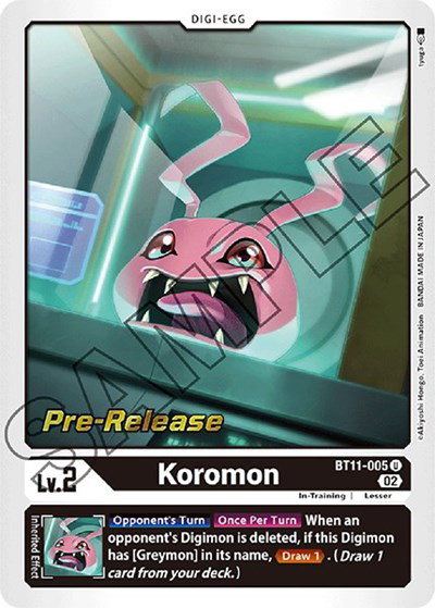 Dimensional Phase Pre-Release Cards - Digimon Card List and Prices