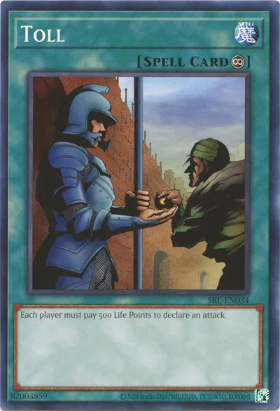 Toll - SRL-EN034 - Spell Ruler (25th Anniversary Edition) YuGiOh - Collectr