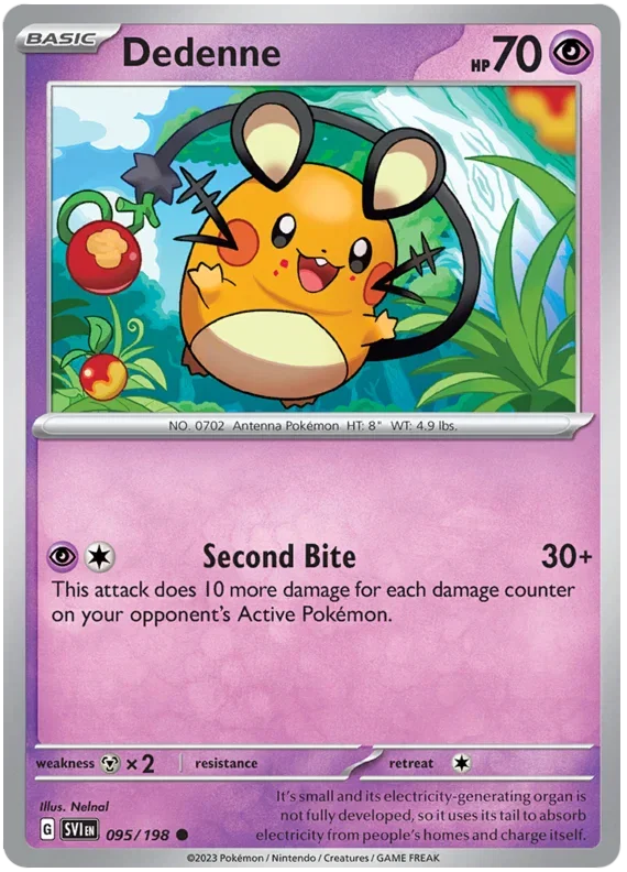 Dedenne 095/198 — Scarlet & Violet Base Set