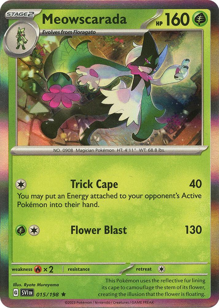 Meowscarada 015/198 — Scarlet & Violet Base Set