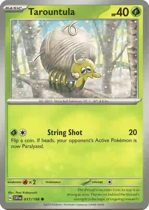 Tarountula 017/198 — Scarlet & Violet Base Set