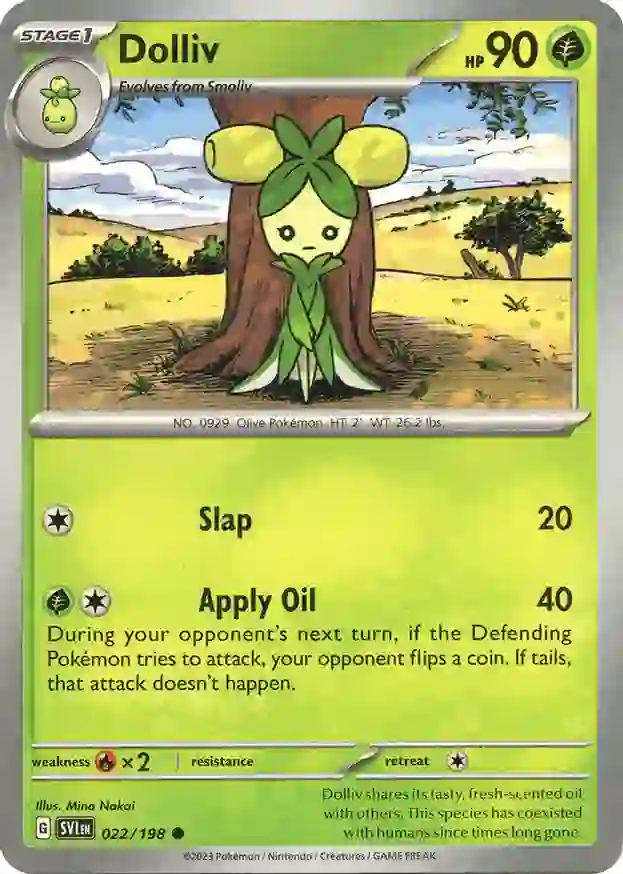 Dolliv 022/198 — Scarlet & Violet Base Set
