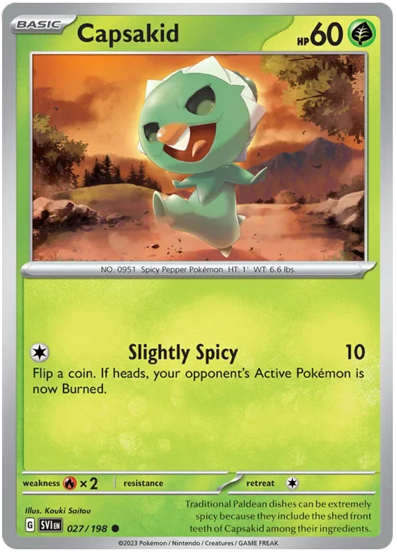 Capsakid 027/198 — Scarlet & Violet Base Set