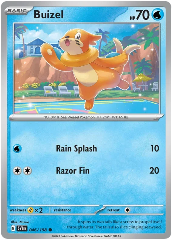 Buizel 046/198 — Scarlet & Violet Base Set