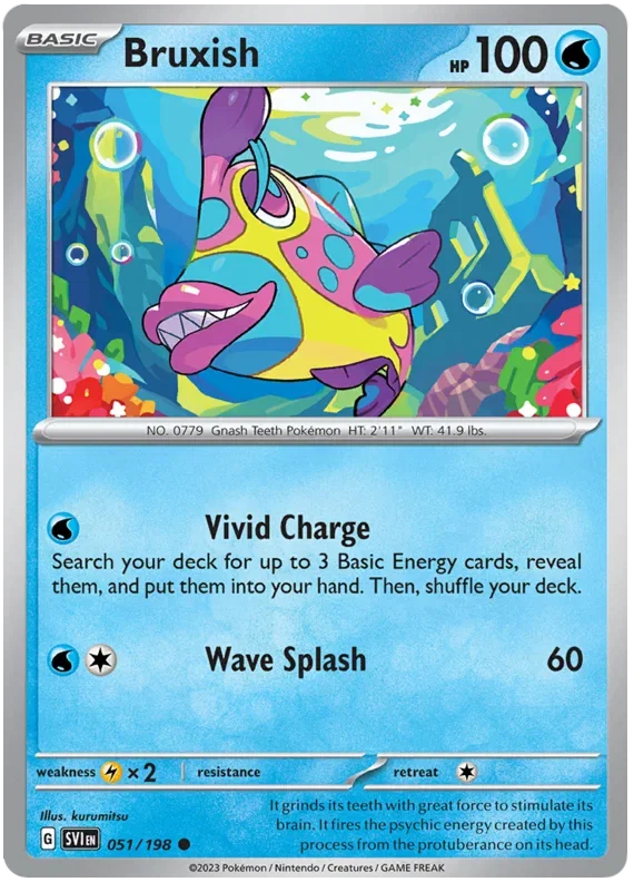Bruxish 051/198 — Scarlet & Violet Base Set