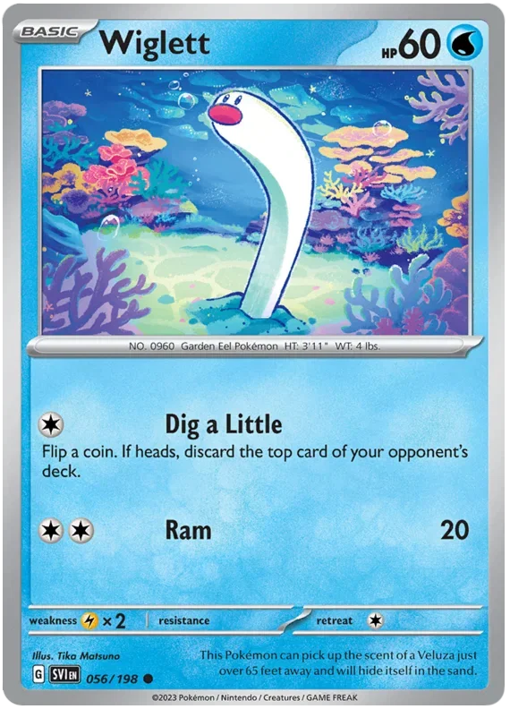 Wiglett 056/198 — Scarlet & Violet Base Set