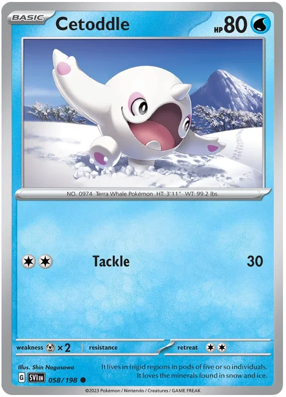 Cetoddle 058/198 — Scarlet & Violet Base Set