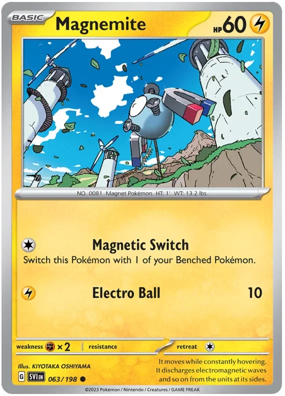 Magnemite 063/198 — Scarlet & Violet Base Set
